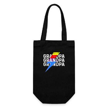 Papy Grand-père Papy - Sac à bouteille - noir - Devant