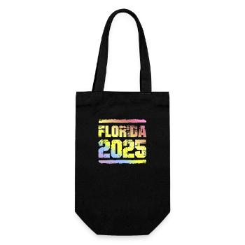 Floride 2025 Coloré - Sac à bouteille - noir - Devant