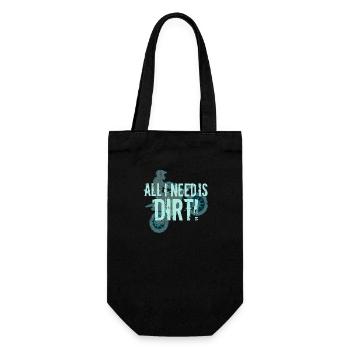 All I Need Is Dirt - MX - Gift Bag for Bottles - black - Front