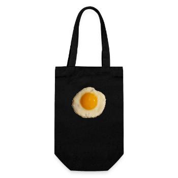 Ei of the tiger | Happy Easter Mirror Egg SongShirt - Gift Bag for Bottles - black - Front