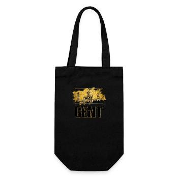 Ghent Belgium City Skyline Home Love Gold - Gift Bag for Bottles - black - Front