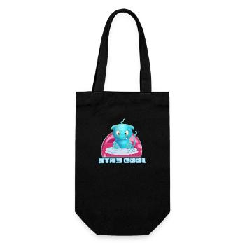 Polar Bear Stays Cool Sweet - Gift Bag for Bottles - black - Front