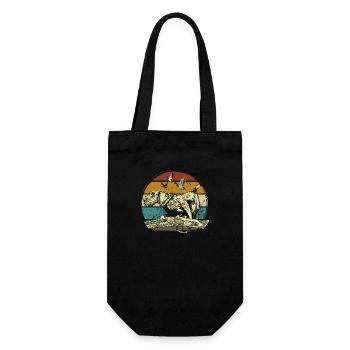 Motif allemand de chasseur de chien à poil de fil - Sac à bouteille - noir - Devant