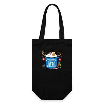 Cadeaux de Noël Noël - Sac à bouteille - noir - Devant
