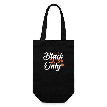 Black Cats Only - Gift Bag for Bottles - black - Front