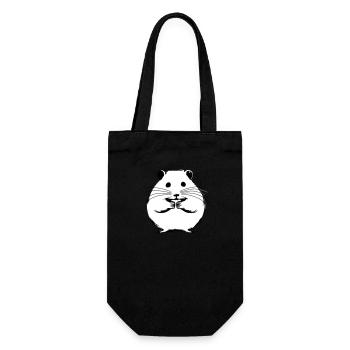 Hamster mignon animal rongeur animaux animal vecteur 10 - Sac à bouteille - noir - Devant