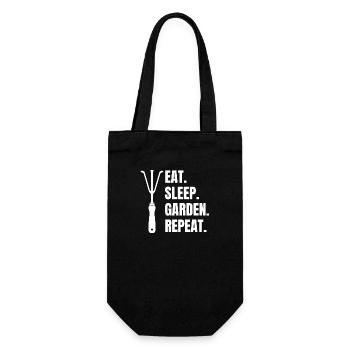 Gardener Orchard Garden Gift Hobby Gardener - Gift Bag for Bottles - black - Front