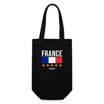 France champion - Sac à bouteille - noir - Devant