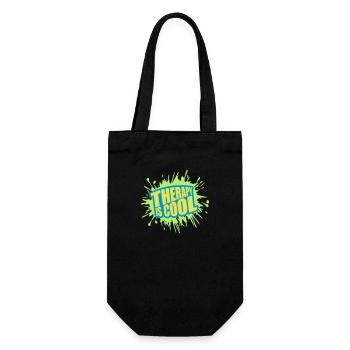 la thérapie est cool Citation - Sac à bouteille - noir - Devant