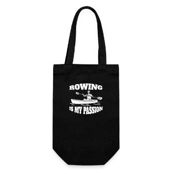 Rameurs drôles rameurs rameurs disant club d’aviron - Sac à bouteille - noir - Devant