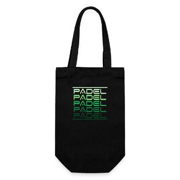Padel Padeltennis Padeltennis-Sport Paddle - Geschenkbeutel für Flaschen - Schwarz - Vorne