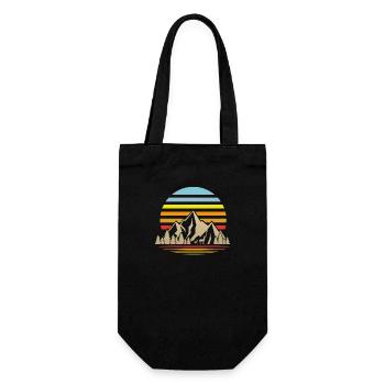 Adventure Travel Hiking Mountain - Gift Bag for Bottles - black - Front