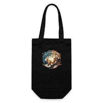 FOX 5 - Gift Bag for Bottles - black - Front