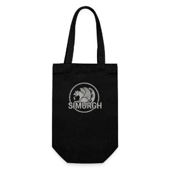 Faravahar Zoroastrianism Simurgh Persia - Gift Bag for Bottles - black - Front
