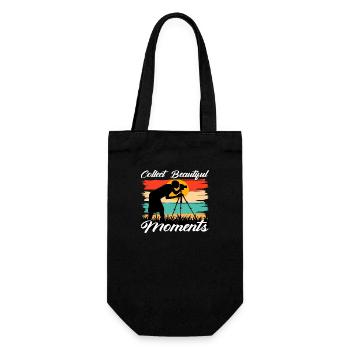 Collect Beautiful Moments - Gift Bag for Bottles - black - Front