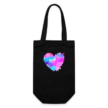 Engagement Valentine's Day Wedding Love Mother's Day - Gift Bag for Bottles - black - Front