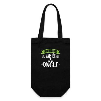 J'ai un secret je suis oncle - Sac à bouteille - noir - Devant
