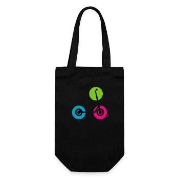 E-Scooter Scooter - Gift Bag for Bottles - black - Front