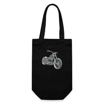 Zaz moto chopper - Sac à bouteille - noir - Devant