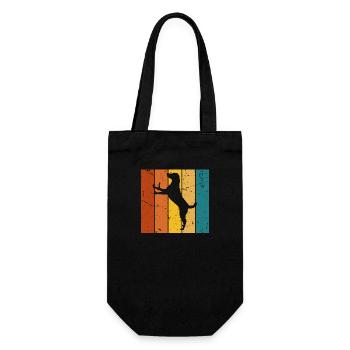 Chien cadeau Vintage - Sac à bouteille - noir - Devant