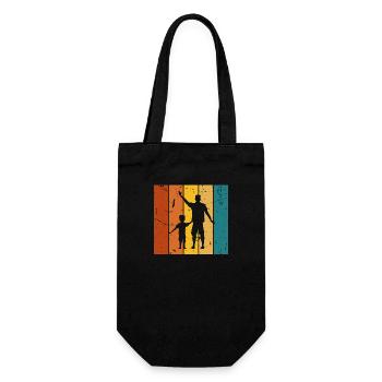 Dad Vintage Gift - Gift Bag for Bottles - black - Front