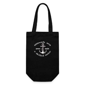 Smooth Sea - Gift Bag for Bottles - black - Front