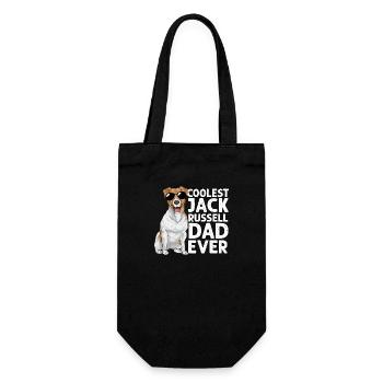 Jack Russell Terrier - Sac à bouteille - noir - Devant