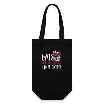 Wahre Verbrechen Podcaster True Crime Podcast - Gift Bag for Bottles - black - Front