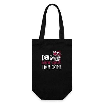 Wahre Verbrechen Podcaster True Crime Podcast - Gift Bag for Bottles - black - Front