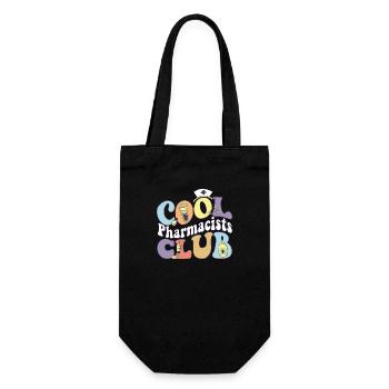 Cool Pharmacists Club Pharmacologist Practitioner - Gift Bag for Bottles - black - Front