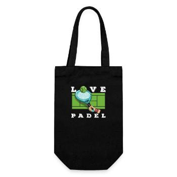 Padel Paddle Raquette Tennis Sport I Cadeau - Sac à bouteille - noir - Devant
