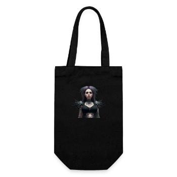 Goth Girl - Gift Bag for Bottles - black - Front