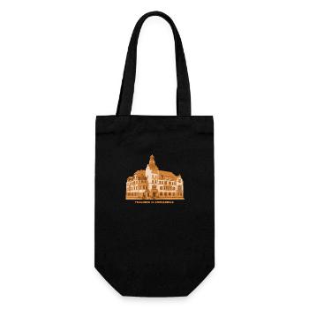 Thalheim Rathaus Erzgebirge Sachsen - Sac à bouteille - noir - Devant