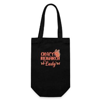 Monarque Femmes Papillon Drôle - Sac à bouteille - noir - Devant