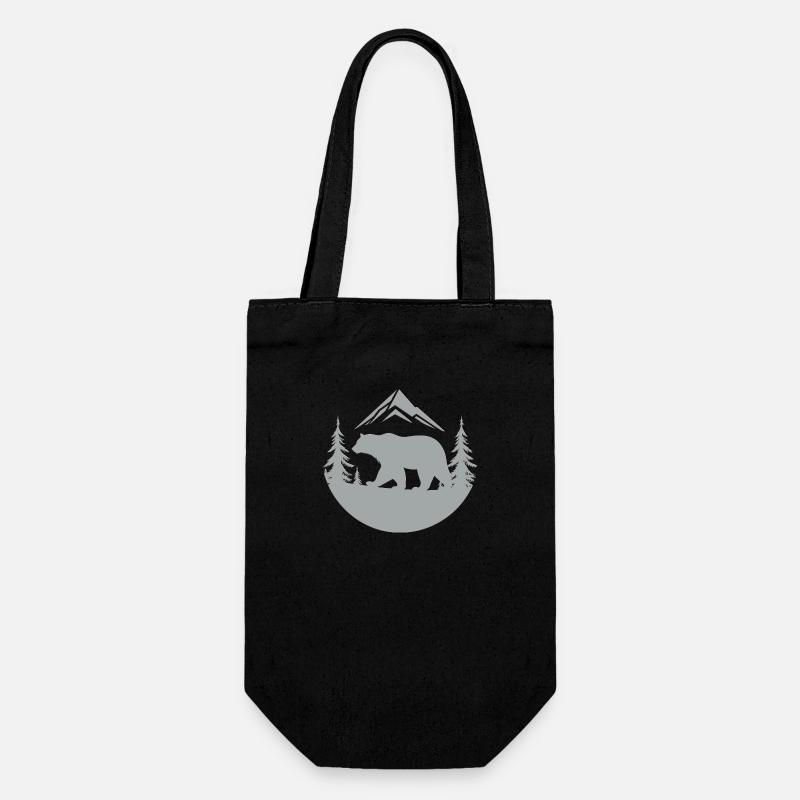 bear - Sac à bouteille - noir