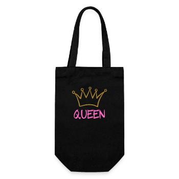 QUEEN 3 - Geschenkbeutel für Flaschen - Schwarz - Vorne