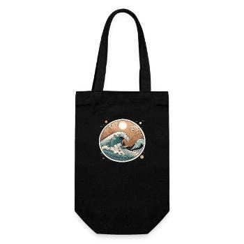 Styling the Wave - Gift Bag for Bottles - black - Front