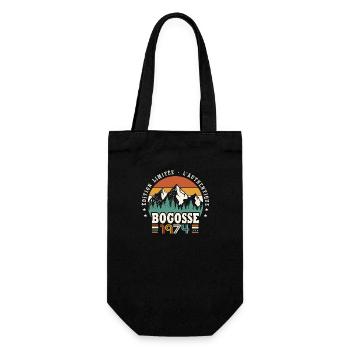 1974 Anniversaire Homme né en 1974 50 ans - Sac à bouteille - noir - Devant