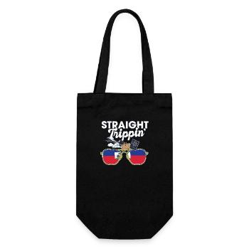 Straight Trippin' Haïti Vacances Tour Voyage - Sac à bouteille - noir - Devant