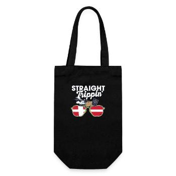 Straight Trippin' Dane Vacation Tour Travel Trip - Gift Bag for Bottles - black - Front