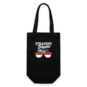 Straight Trippin' Indonesia Vacation Tour Travel - Gift Bag for Bottles - black - Front
