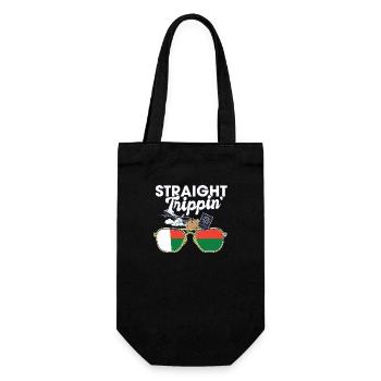 Straight Trippin' Madagascar Vacation Tour Travel - Gift Bag for Bottles - black - Front