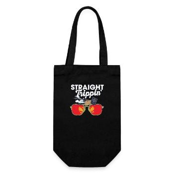 Straight Trippin' Montenegro Vacation Tour Travel - Gift Bag for Bottles - black - Front