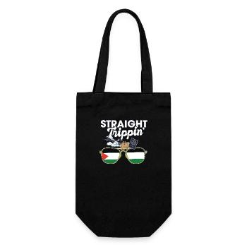 Straight Trippin' Palestine Vacances Tour Voyage - Sac à bouteille - noir - Devant