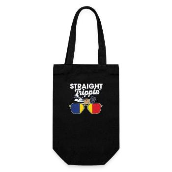 Straight Trippin' ' Roumanie Vacances Tour Voyage - Sac à bouteille - noir - Devant