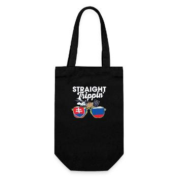 Straight Trippin' Slovakia Vacation Tour Travel - Gift Bag for Bottles - black - Front
