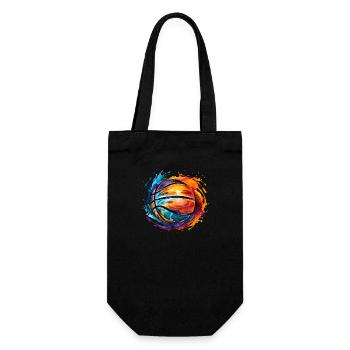 Conception de ballon de basket-ball pour les joueurs de basket-ball - Sac à bouteille - noir - Devant