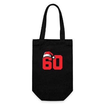 60 Numéro de Noël - Sac à bouteille - noir - Devant