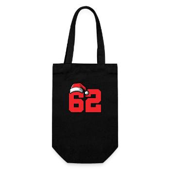 62 Number Christmas - Gift Bag for Bottles - black - Front