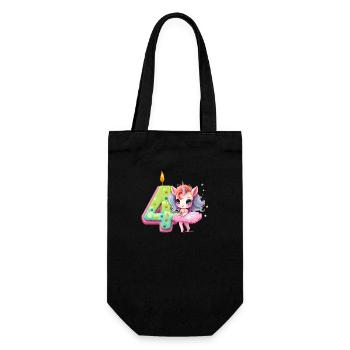 Birthday birthday party birthday gift born - Gift Bag for Bottles - black - Front